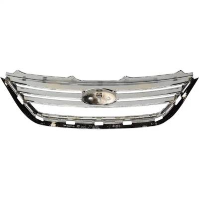 Rareelectrical - New Chrome Grille Assembly Compatible With Ford Fiesta Sel 4 Cyl 1.6L Fiesta S 4 Cyl 1.6L Fiesta - Image 2