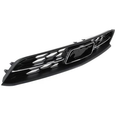 Rareelectrical - New Chrome Insert Grille Assembly Compatible With Ford Mustang Base 6 Cyl 3.7L Mustang Base 6 Cyl - Image 3