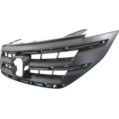Rareelectrical - New Painted Black Grille Assembly Compatible With Honda Cr-V Ex 4 Cyl 2.4L Cr-V Touring 4 Cyl 2.4L - Image 2