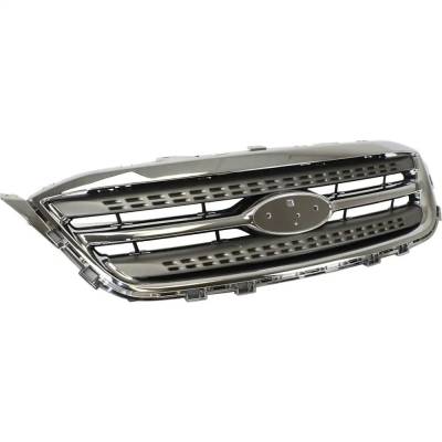 Rareelectrical - New Chrome Molding Grille Assembly Compatible With Ford Taurus Sel 6 Cyl 3.5L Taurus Limited 6 Cyl - Image 3