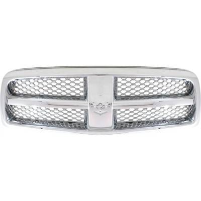New Grille Assembly Compatible With Dodge Ram 1500 Slt 8 Cyl 4.7L 1500 Big Horn 8 Cyl 5.7L 1500