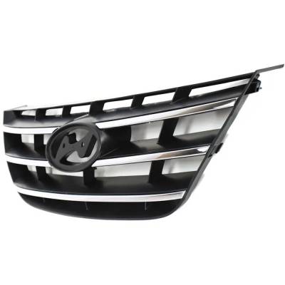 Rareelectrical - New Grille Assembly Compatible With Hyundai Sonata Gls 4 Cyl 2.4L Sonata Limited 6 Cyl 3.3L Sonata - Image 2
