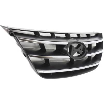 Rareelectrical - New Grille Assembly Compatible With Hyundai Sonata Gls 4 Cyl 2.4L Sonata Limited 6 Cyl 3.3L Sonata - Image 3