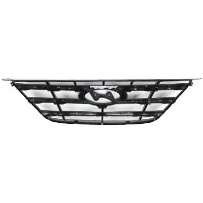 Rareelectrical - New Grille Assembly Compatible With Hyundai Sonata Gls 4 Cyl 2.4L Sonata Limited 6 Cyl 3.3L Sonata - Image 4