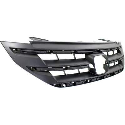 Rareelectrical - New Painted Black Grille Assembly Compatible With Honda Cr-V Touring 4 Cyl 2.4L Cr-V Lx 4 Cyl 2.4L - Image 3
