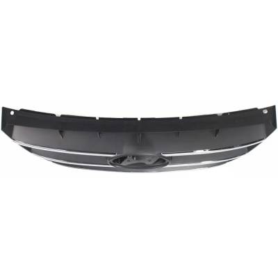 Rareelectrical - New Grille Assembly Compatible With Hyundai Sonata Gls 4 Cyl 2.4L Sonata Gls 6 Cyl 3.3L Sonata Se 6 - Image 5