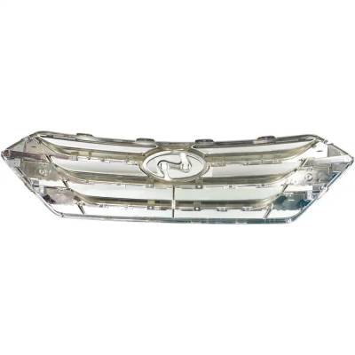 Rareelectrical - New Black Grille Assembly Compatible With Hyundai Santa Fe Sport Premium 4 Cyl 2.0L Santa Fe Sport - Image 5