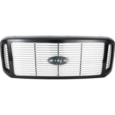 Rareelectrical - New Grille Assembly Compatible With Ford F-250 Super Duty Harley-Davidson Edition 8 Cyl 6.0L F-350 - Image 2