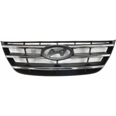 New Grille Assembly Compatible With Hyundai Sonata Se 4 Cyl 2.4L Sonata Gls 6 Cyl 3.3L Sonata Gls 4