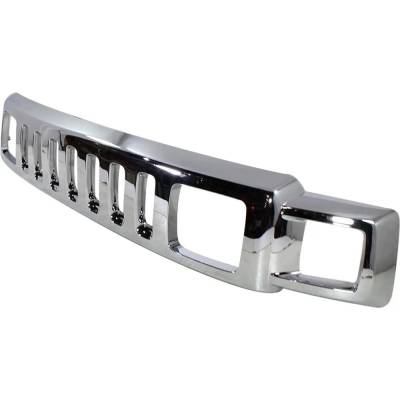 Rareelectrical - New Chrome Grille Assembly Compatible With Hummer H3 Base 5 Cyl 3.5L H3t Base 5 Cyl 3.7L H3 Alpha 8 - Image 2