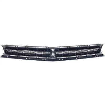 New Textured Black Grille Assembly Compatible With Dodge Challenger R/T Plus Shaker 8 Cyl 5.7L