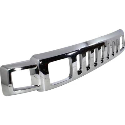 Rareelectrical - New Chrome Grille Assembly Compatible With Hummer H3 X 5 Cyl 3.7L H3 Alpha 8 Cyl 5.3L H3 - Image 3