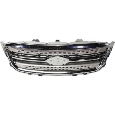 Grille Assembly Compatible With Ford Taurus Sho 6 Cyl 3.5L 2010-2012 By Fo1200526 Ag1z8200ab