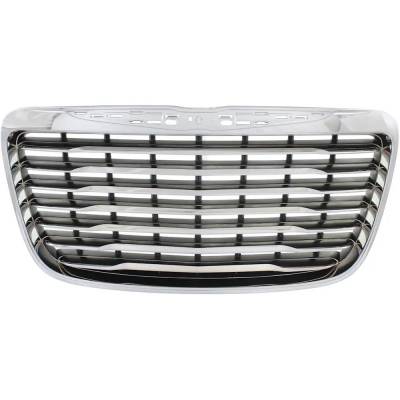 New Chrome Shell Grille Assembly Compatible With Chrysler 300 C 8 Cyl 5.7L 300 Base 6 Cyl 3.6L 300
