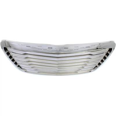 Rareelectrical - New Chrome Shell Grille Assembly Compatible With Chrysler 300 C 8 Cyl 5.7L 300 Base 6 Cyl 3.6L 300 - Image 4
