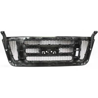 Rareelectrical - Black Shell Grille Assembly Compatible With Ford F-150 Fx4 8 Cyl 5.4L 2007-2008 By Fo1200518 - Image 4