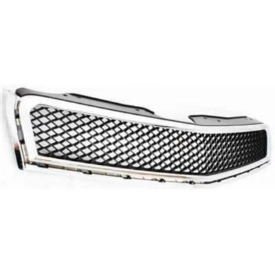 Rareelectrical - Chrome Shell Grille Assembly Compatible With Chevrolet Traverse Lt 6 Cyl 3.6L Traverse Ls 6 Cyl 3.6L - Image 4