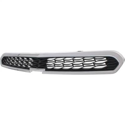 Rareelectrical - Chrome Shell Grille Assembly Compatible With Chevrolet Spark Lt 4 Cyl 1.2L Spark Ls 4 Cyl 1.2L - Image 2