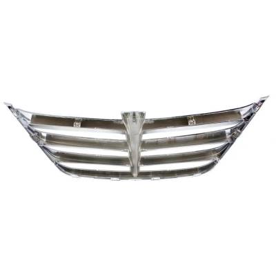 Rareelectrical - New Painted Silver Grille Assembly Compatible With Hyundai Genesis 3.8 6 Cyl 3.8L Genesis 4.6 8 Cyl - Image 5