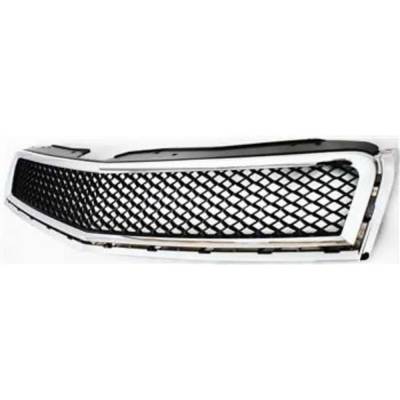 Rareelectrical - New Chrome Shell Grille Assembly Compatible With Chevrolet Traverse Ls 6 Cyl 3.6L Traverse Lt 6 Cyl - Image 3