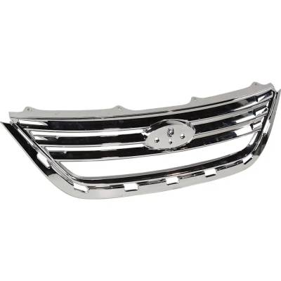 Rareelectrical - New Chrome Grille Assembly Compatible With Ford Fiesta Se 4 Cyl 1.6L Fiesta S 4 Cyl 1.6L Fiesta Sel - Image 3