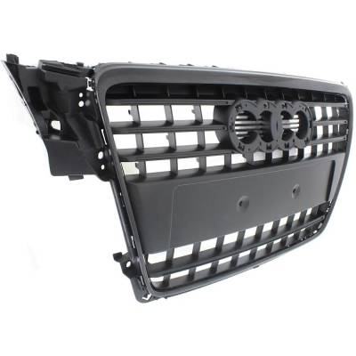 Rareelectrical - New Primed Grille Assembly Compatible With Audi A4 Premium 4 Cyl 2.0L A4 Base 4 Cyl 2.0L A4 Prestige - Image 3