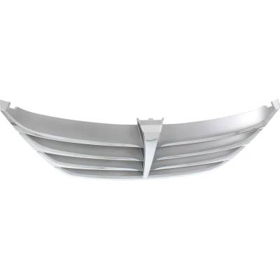 Rareelectrical - New Painted Silver Grille Assembly Compatible With Hyundai Genesis 4.6 8 Cyl 4.6L Genesis 5.0 8 Cyl - Image 4
