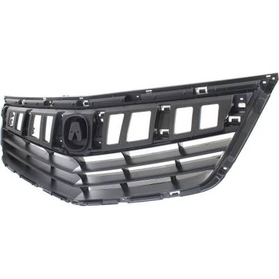 Rareelectrical - New Textured Black Grille Assembly Compatible With Acura Tsx V6 Tech 6 Cyl 3.5L Tsx Premium 4 Cyl - Image 2