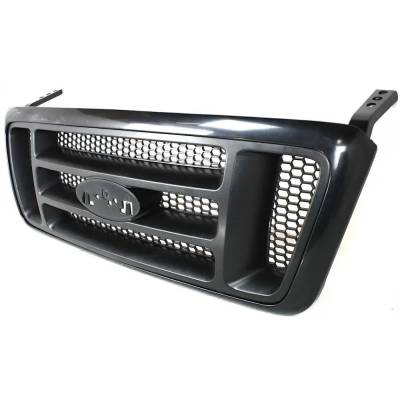 Rareelectrical - New Grille Assembly Compatible With Ford F-150 Stx 8 Cyl 4.6L F-150 Fx4 8 Cyl 5.4L F-150 Stx 6 Cyl - Image 2
