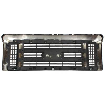 Rareelectrical - New Chrome Shell Grille Assembly Compatible With Ford E-450 Super Duty Base 8 Cyl 7.3L E-250 Base 8 - Image 4