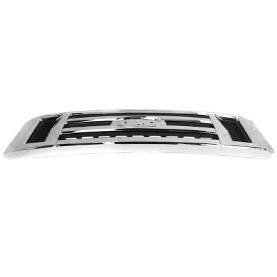 Rareelectrical - New Chrome Shell Grille Assembly Compatible With Ford E-450 Super Duty Base 8 Cyl 7.3L E-250 Base 8 - Image 5