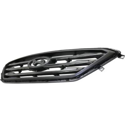Rareelectrical - New Painted Black Grille Assembly Compatible With Hyundai Sonata Eco 4 Cyl 1.6L Sonata Limited 2.0T - Image 2