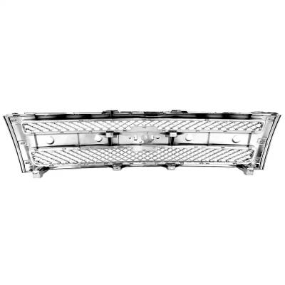 Rareelectrical - New Grille Assembly Compatible With Chevrolet Silverado 1500 Ltz 8 Cyl 6.2L Silverado 1500 Wt 8 Cyl - Image 4