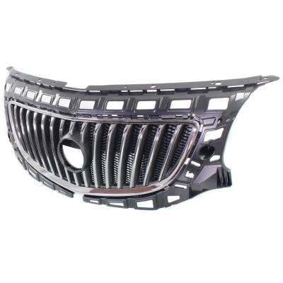 Rareelectrical - New Chrome Shell Grille Assembly Compatible With Buick Regal Base 4 Cyl 2.4L Regal Cxl 4 Cyl 2.0L - Image 2