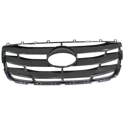 New Paintable Grille Assembly Compatible With Hyundai Santa Fe Gl 6 Cyl 3.5L Santa Fe Se 6 Cyl 3.5L