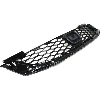 Rareelectrical - New Painted Black Grille Assembly Compatible With Honda Accord Ex-L 6 Cyl 3.5L Accord Lx-S 4 Cyl - Image 3