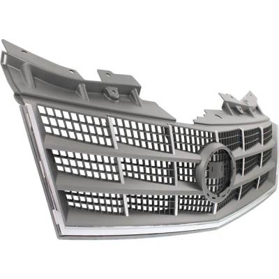 Rareelectrical - New Gray Grille Assembly Compatible With Cadillac Sts Base 6 Cyl 3.6L Sts Base 8 Cyl 4.6L 2008-2011 - Image 3