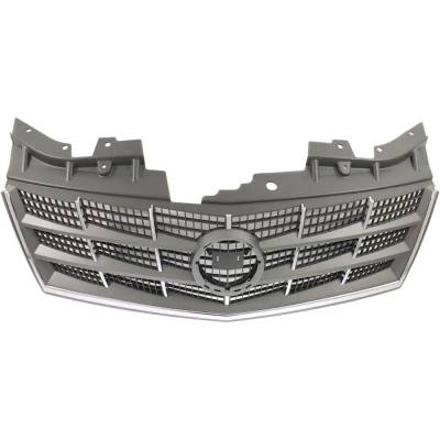 Rareelectrical - New Gray Grille Assembly Compatible With Cadillac Sts Base 6 Cyl 3.6L Sts Base 8 Cyl 4.6L 2008-2011 - Image 4