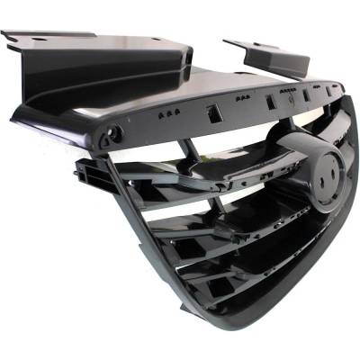 Rareelectrical - New Black Grille Assembly Compatible With Hyundai Elantra Se 4 Cyl 2.0L Elantra Gls 4 Cyl 2.0L - Image 3