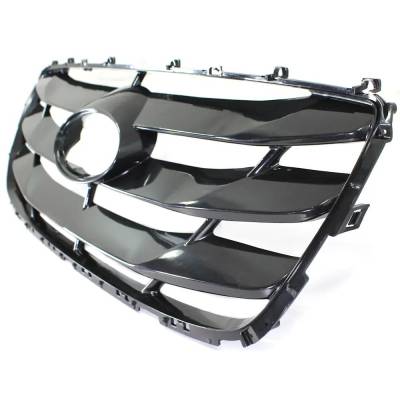 Rareelectrical - New Paintable Grille Assembly Compatible With Hyundai Santa Fe Limited 4 Cyl 2.4L Santa Fe Gl 6 Cyl - Image 2