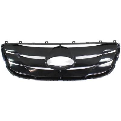 Rareelectrical - New Paintable Grille Assembly Compatible With Hyundai Santa Fe Limited 4 Cyl 2.4L Santa Fe Gl 6 Cyl - Image 4