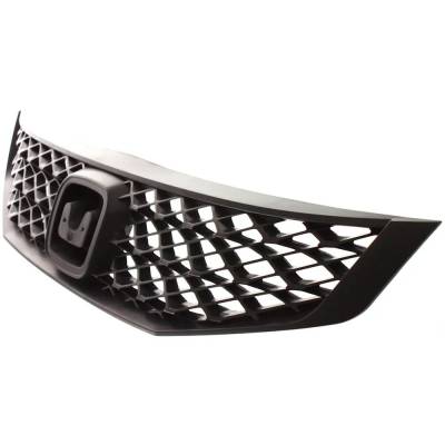 Rareelectrical - New Textured Black Grille Assembly Compatible With Honda Civic Dx-G 4 Cyl 1.8L Civic Ex 4 Cyl 1.8L - Image 2
