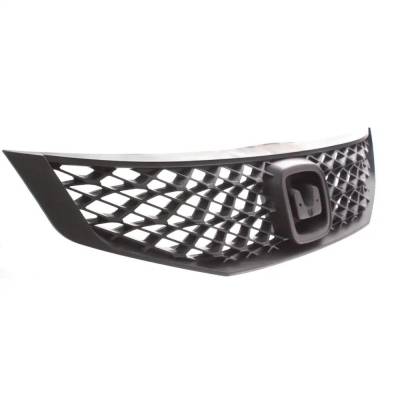 Rareelectrical - New Textured Black Grille Assembly Compatible With Honda Civic Dx-G 4 Cyl 1.8L Civic Ex 4 Cyl 1.8L - Image 3