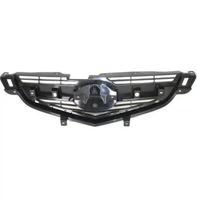 Textured Black Grille Assembly Compatible With Acura Tl Base 6 Cyl 3.2L 2004-2006 Ac1200109