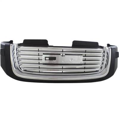 New Grille Assembly Compatible With Gmc Envoy Xl Sle 6 Cyl 4.2L Envoy Xl Slt 8 Cyl 5.3L Envoy Slt 6