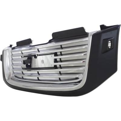 Rareelectrical - New Grille Assembly Compatible With Gmc Envoy Denali 8 Cyl 5.3L Envoy Xl Sle 6 Cyl 4.2L Envoy Xl - Image 2