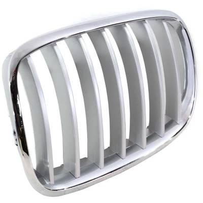 Rareelectrical - New Left Grille Assembly Compatible With Bmw X5 4.8I 8 Cyl 4.8L X6 Xdrive50i 8 Cyl 4.4L X6 M 8 Cyl - Image 3