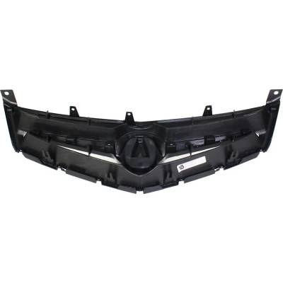 Rareelectrical - New Painted Black Grille Assembly Compatible With Acura Tsx Base 4 Cyl 2.4L 2006-2008 By - Image 4