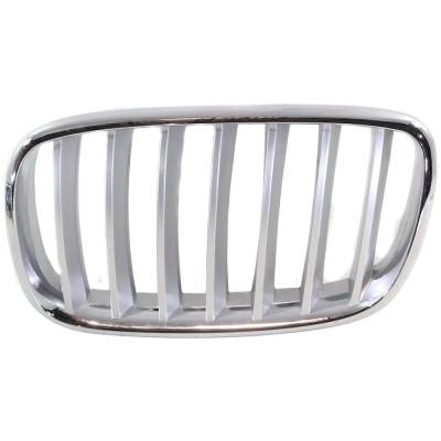 New Left Grille Assembly Compatible With Bmw X5 4.8I 8 Cyl 4.8L X5 Xdrive35d 6 Cyl 3.0L X5 Xdrive48i