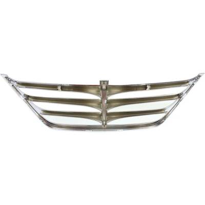 Rareelectrical - New Grille Assembly Compatible With Hyundai Genesis 3.8 6 Cyl 3.8L 2009-2010 4-Door, Sedan, - Image 5